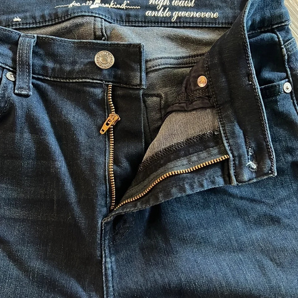 7 for  All Mankind Gwenevere high waisted jeans size 29 - Picture 5 of 12